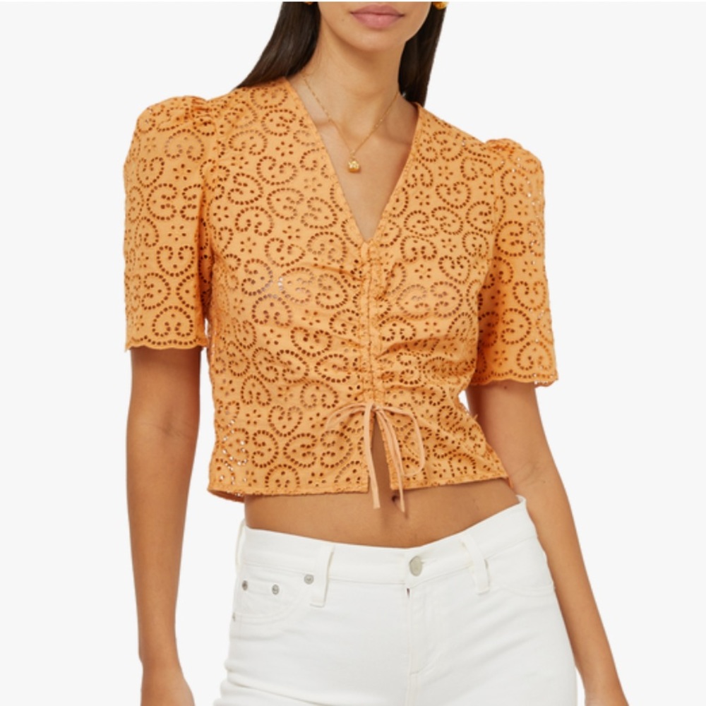 SANDRO
Livio broderie anglaise top Size 2 - Picture 3 of 11